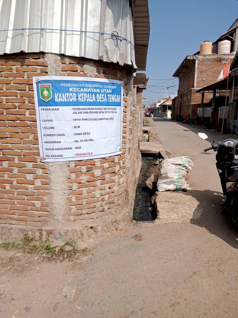 Rabat Bahu Jalan dan SPAL Rt 03 Rw. 04 Tahun 2025